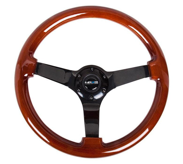 NRG Innovations Reinforced Steering Wheel RST-036BR-BK