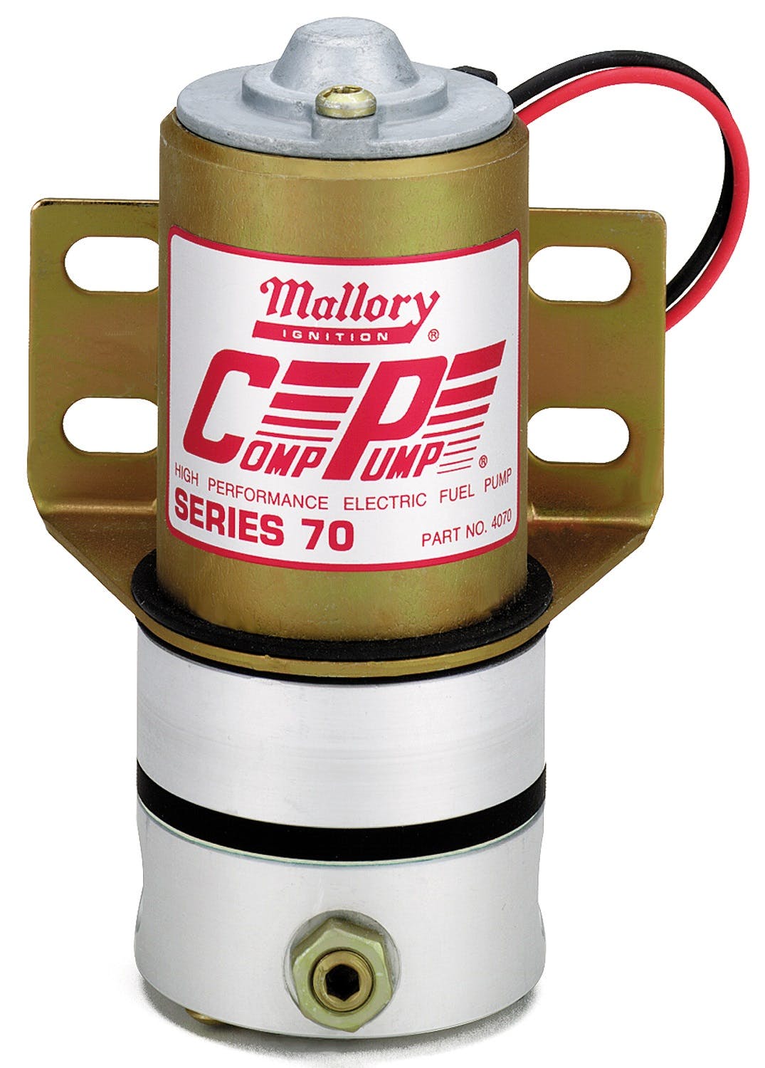 Mallory 22256 Mallory Pump, Fuel Carb 70gph, 5-6psi
