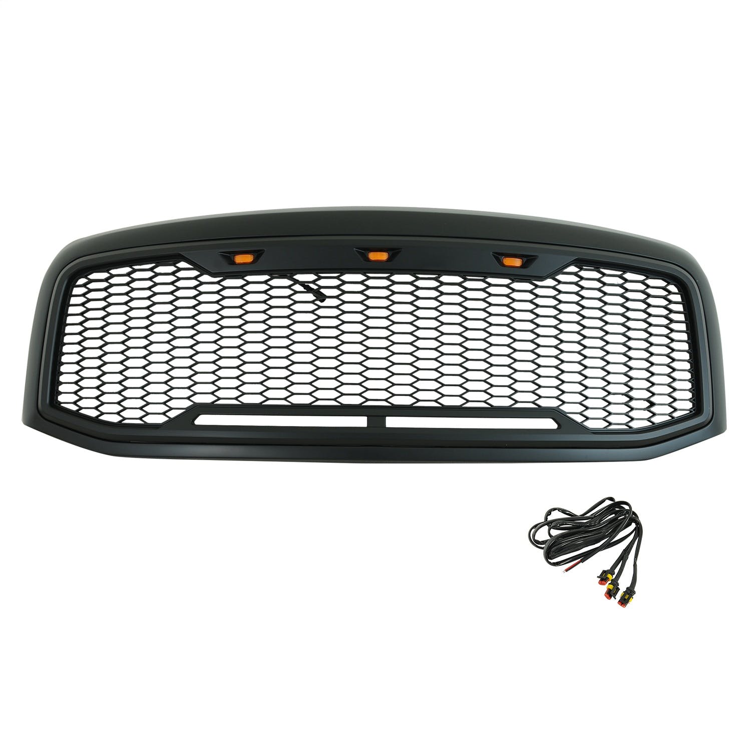 Paramount Automotive 41-0195MB Impulse Packaged Grille, ABS LED, Meta Black