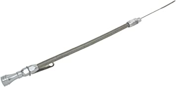 Moroso 25971 Stainless Steel Braided Dipstick with 1/4 NPT Bung