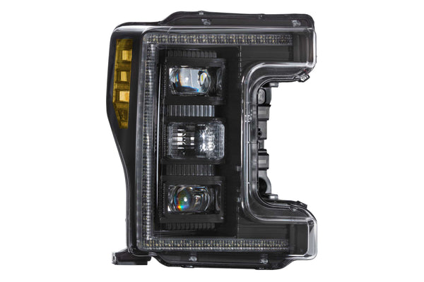 Morimoto XB Hybrid LED Headlights: Ford Super Duty (17-19) (Pair / ASM) LF554