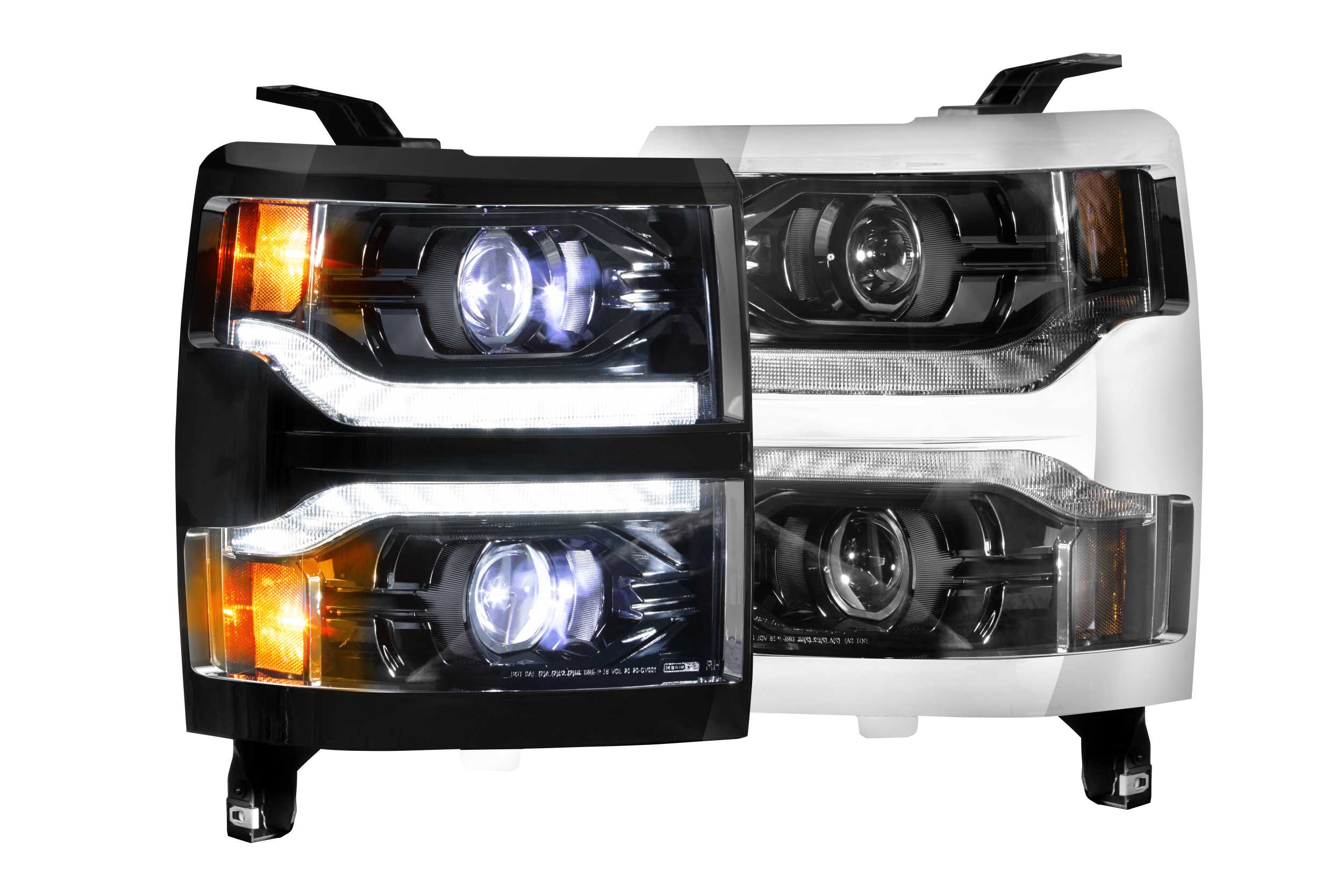Morimoto XB LED Headlights: Chevrolet Silverado 1500 (14-15) (Pair / ASM) LF543
