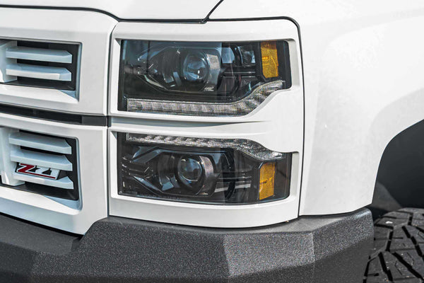 Morimoto XB LED Headlights: Chevrolet Silverado 1500 (14-15) (Pair / ASM) LF543