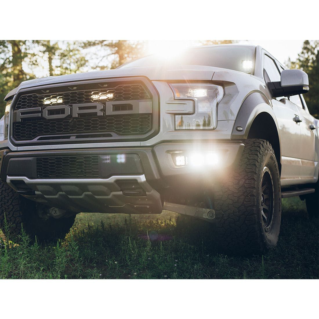 RIGID Industries 41610 Fog Light Kit Includes Mounts and 6 D-Series