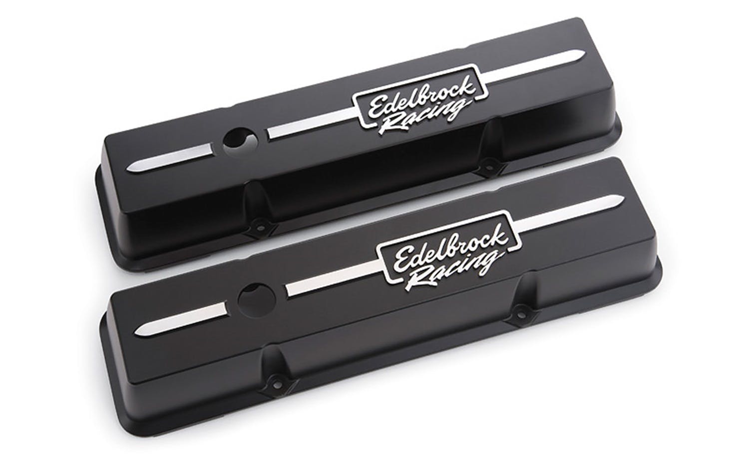 Edelbrock 41633 Racing Series Valve Covers forChevy 262-400 V8 1959-86.