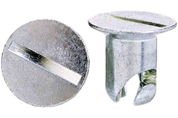 Moroso 71300 7/16 Slotted Flush-Head Quick Fasteners (Steel/.500-Medium/10pk)