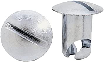 Moroso 71350 7/16 Slotted Oval-Head Quick Fasteners (Steel/.500-Medium/10pk)