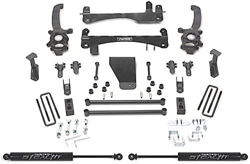 Fabtech FTS25005BK 6in. BASIC SYS W/STEALTH RR 06-12 NISSAN FRONTIER 2/4WD