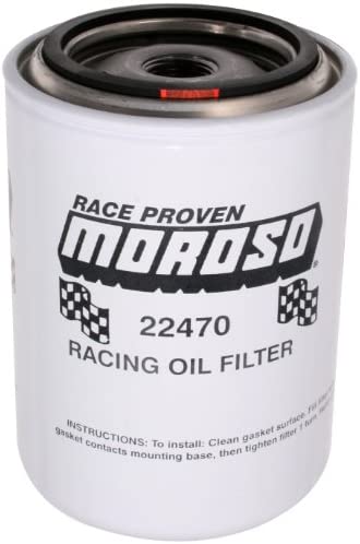 Moroso 22470 Racing Oil Filter (27 microns/Long Design/Ford and Chrysler)