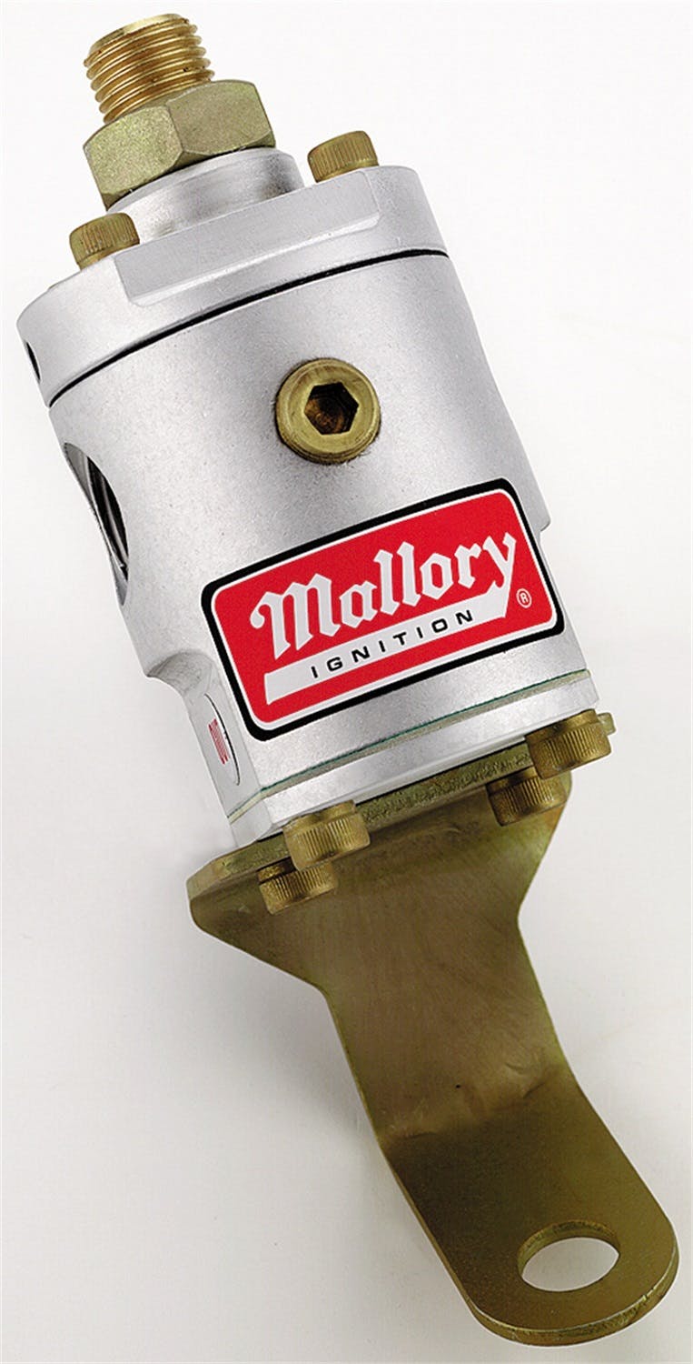 Mallory 29386 Mallory Fuel pre Reg, Almnm,4-12PSI2port