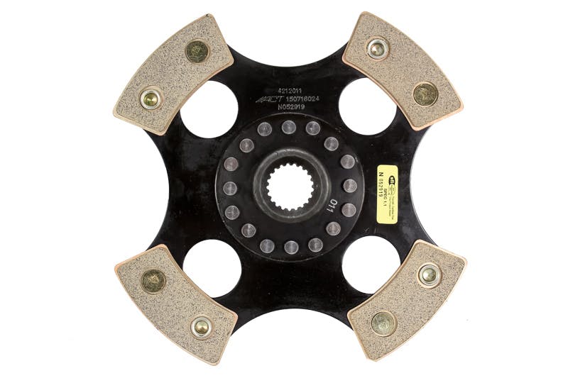 Advanced Clutch Technology 4212011 4 Pad Rigid Race Disc