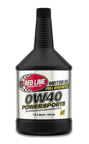 Red Line Oil 42204 0W40 Powersports Motor Oil Synthetic (1 Quart)