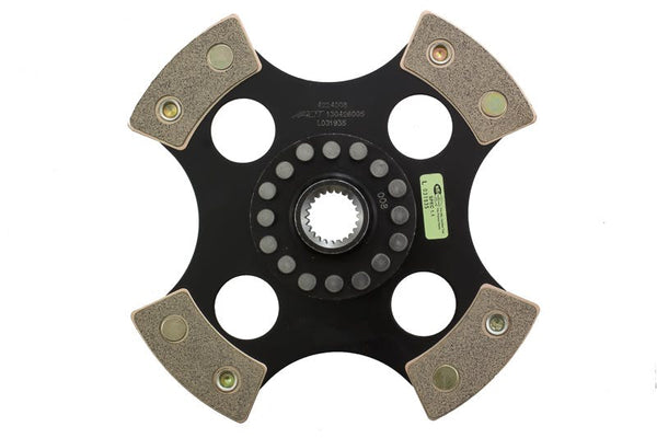 Advanced Clutch Technology 4224008 4 Pad Rigid Race Disc