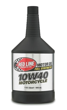 Red Line Oil 42404 Full Synthetic 10W40 Motorcycle Motor Oil (1 quart)