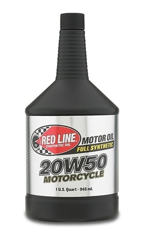 Red Line Oil 42504 Full Synthetic 20W50 Motorcycle Motor Oil (1 quart)