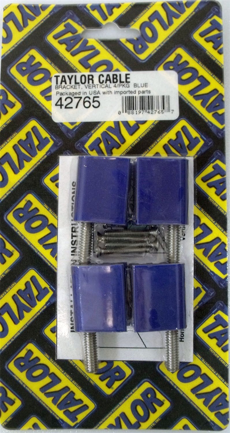 Taylor Cable Products 42765 Bracket Vertical 4/Pkg  Blue