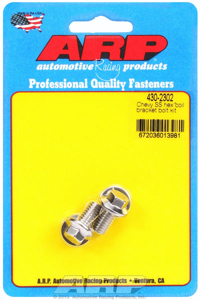 ARP 430-2302 Stainless Steel hex coil bracket bolt kit