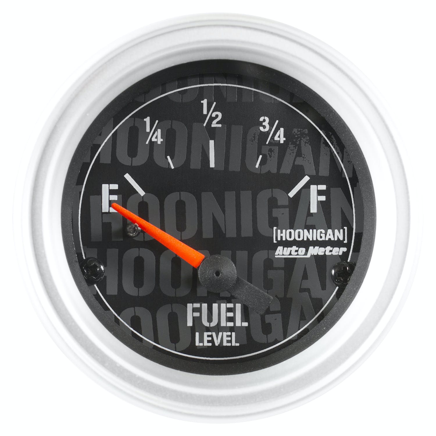 AutoMeter Products 4316-09000 Hoonigan Electric Fuel Level Gauge 2-1/16 in. 240 ohm E To 33 ohm F