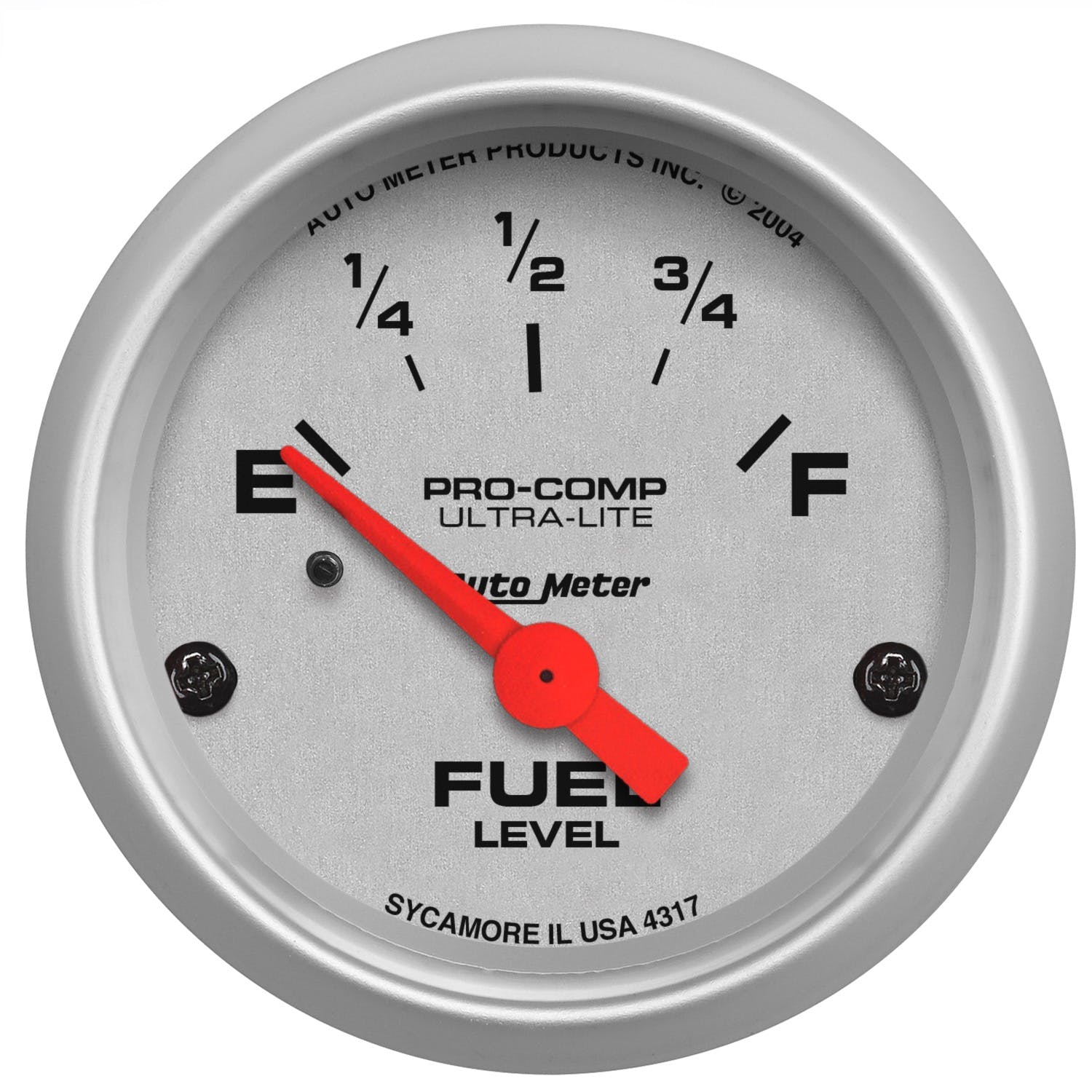 AutoMeter Products 4317 Fuel Level Gauge 0 E/30 F