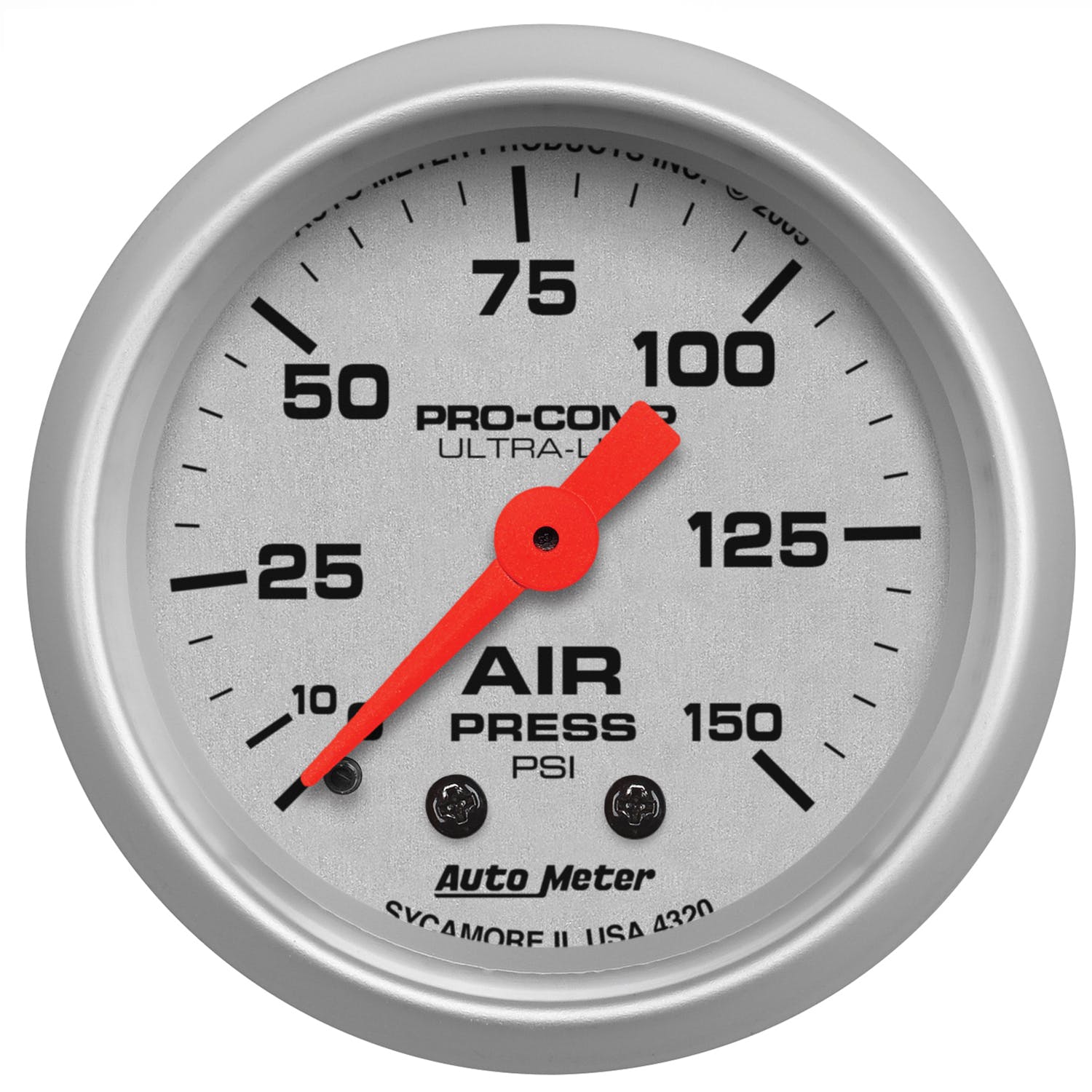 AutoMeter Products 4320 Air Pressure 0-150 PSI