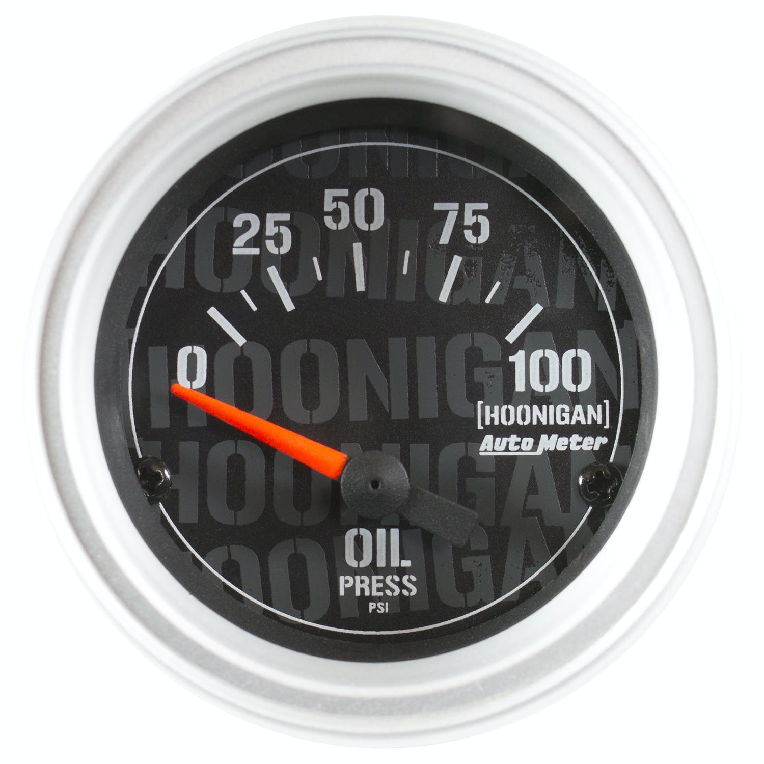 AutoMeter Products 4327-09000 GAUGE; OIL PRESSURE; 2 1/16in.; 100PSI; ELECTRIC; HOONIGAN