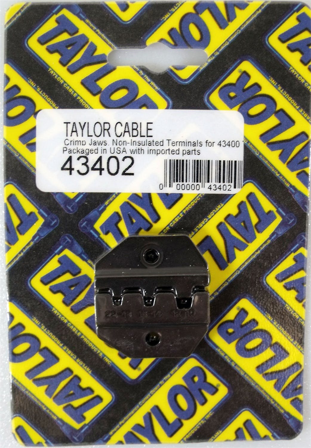 Taylor Cable Products 43402 22-10ga Non-Insulated Wire Crimp Die