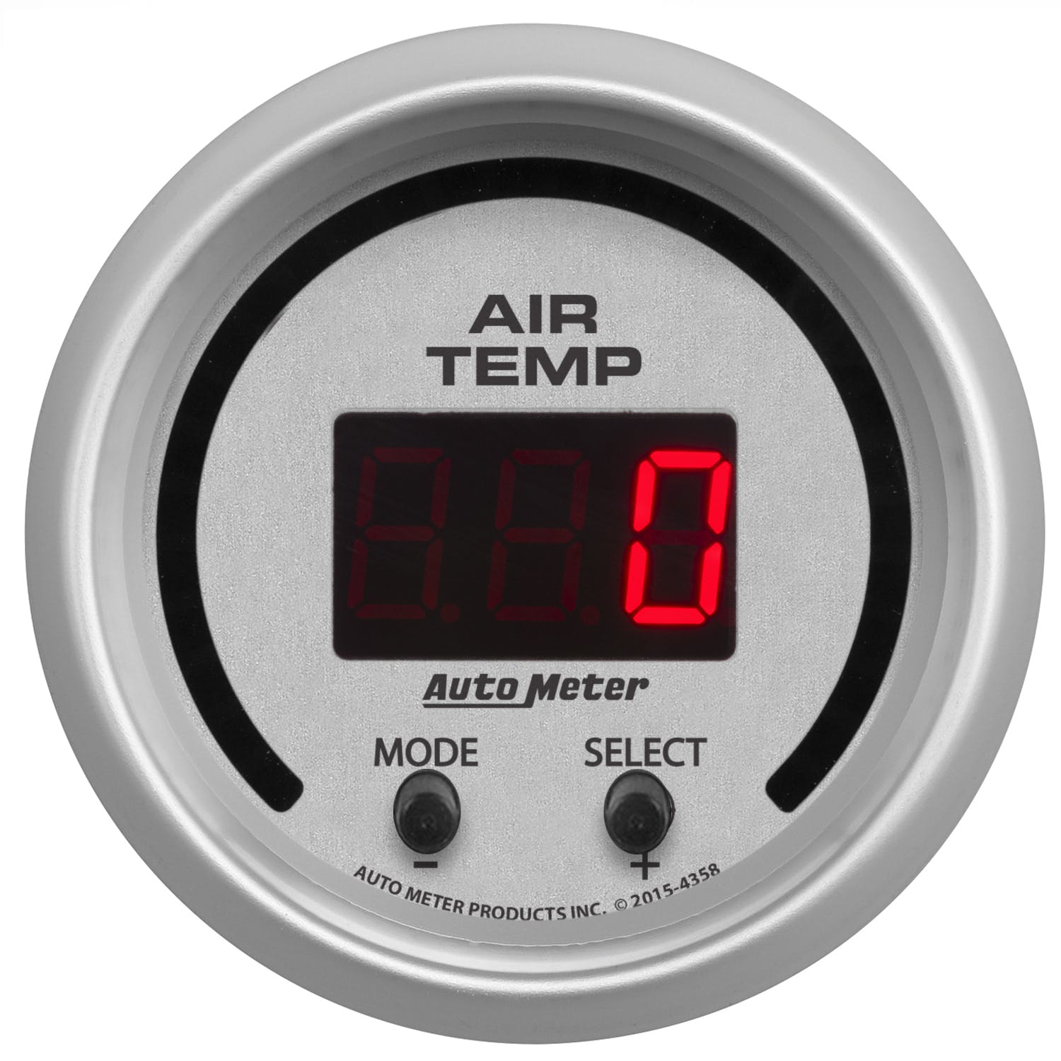 AutoMeter Products 4358 Air Temperature Gauge, Dual 2 1/16 0-300° F, Digital Ultra-Lite