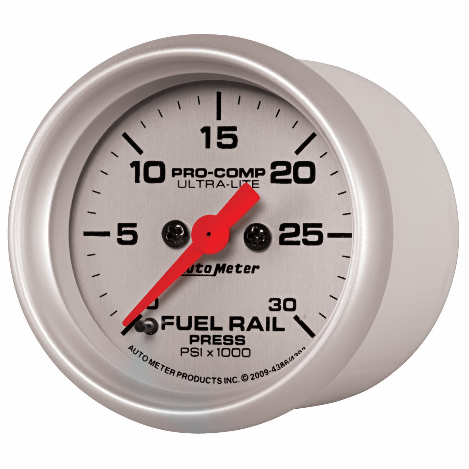 AutoMeter Products 4386 2-1/16 Fuel Rail Pressure Gauge - 0 to 30,000 psi