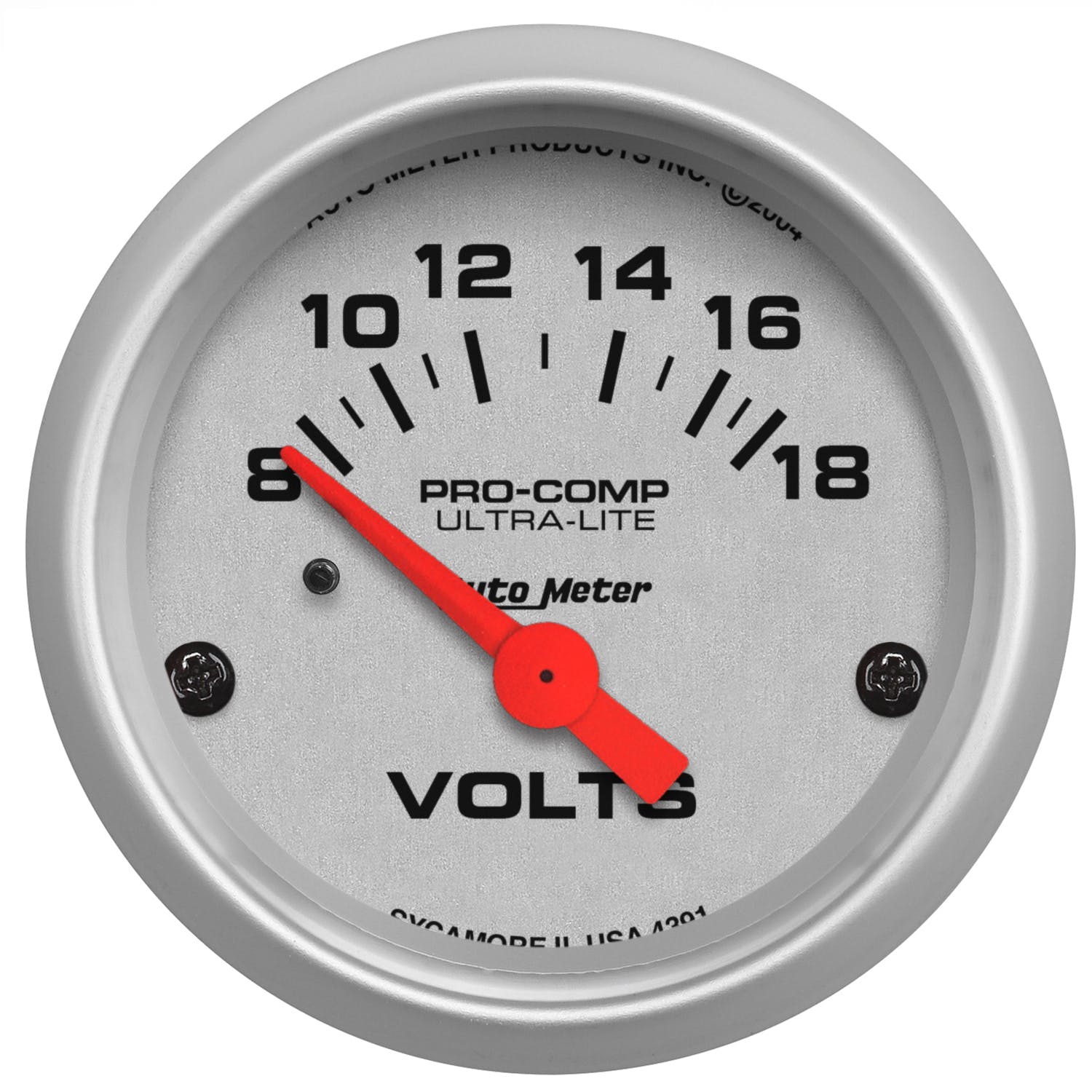 AutoMeter Products 4391 Voltmeter 8-18 Volts