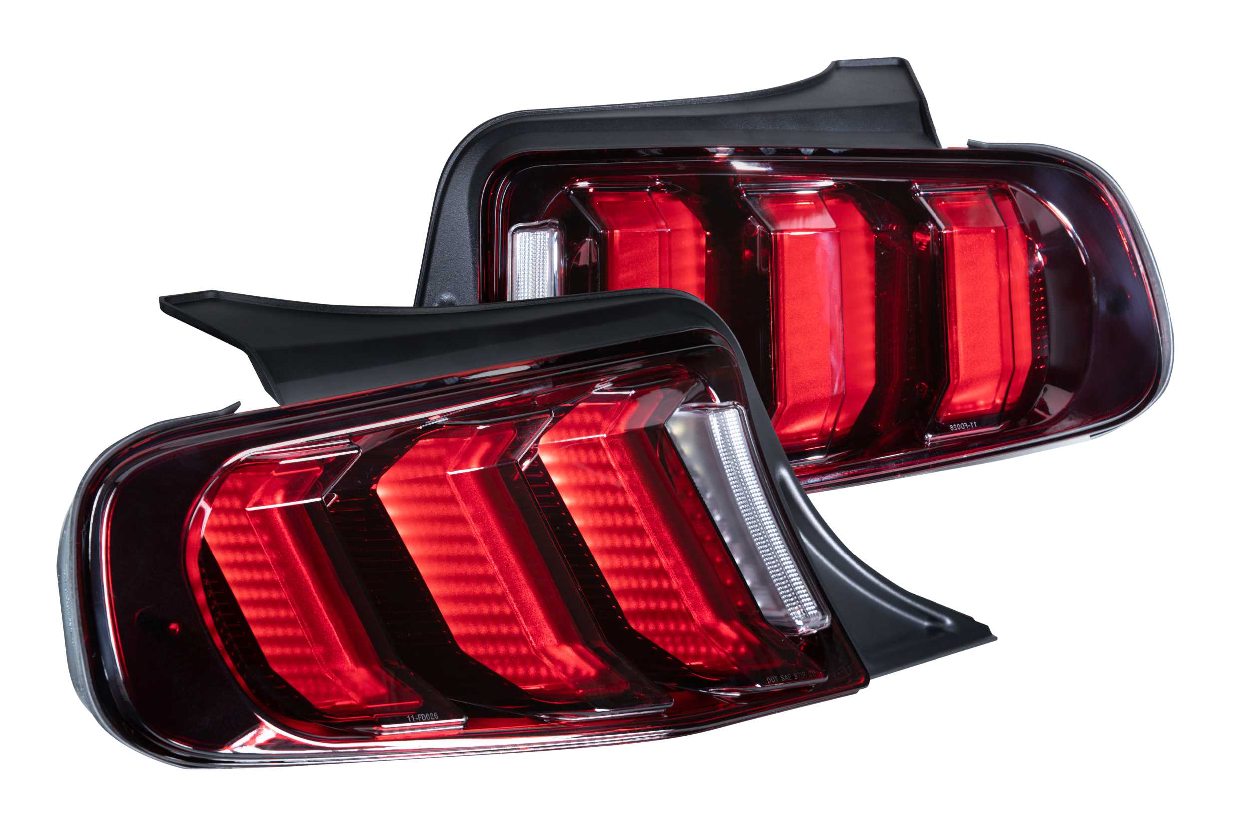 Morimoto XB LED Tails: Ford Mustang (10-12) (Pair / Facelift / Smoked) LF442.2
