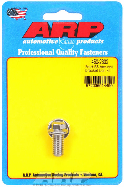 ARP 450-2302 Stainless Steel hex coil bracket bolt kit