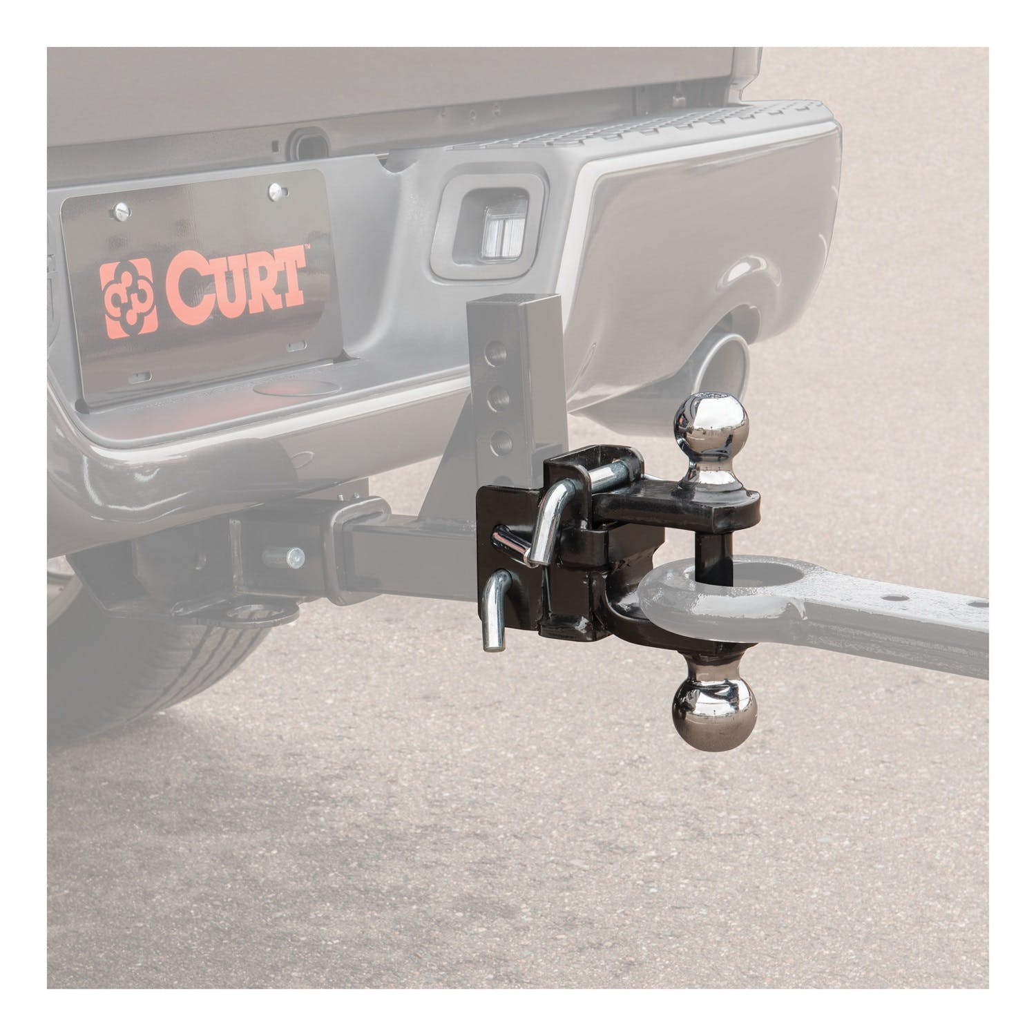 CURT 45008 Replacement Adjustable Multipurpose Ball Mount Head (Fits #45049)