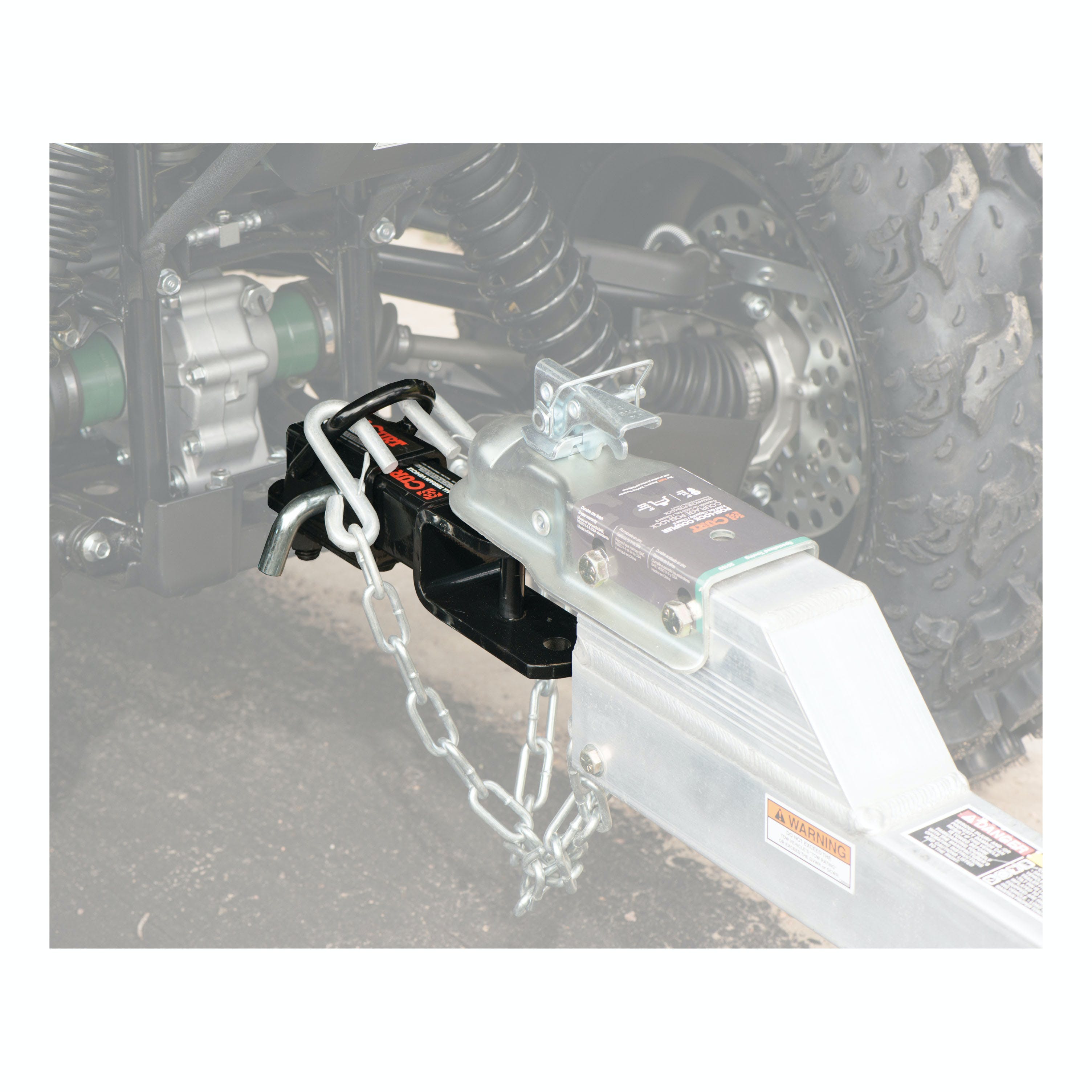 CURT 45029 ATV Towing Starter Kit with 2 Shank and 1-7/8 Trailer Ball