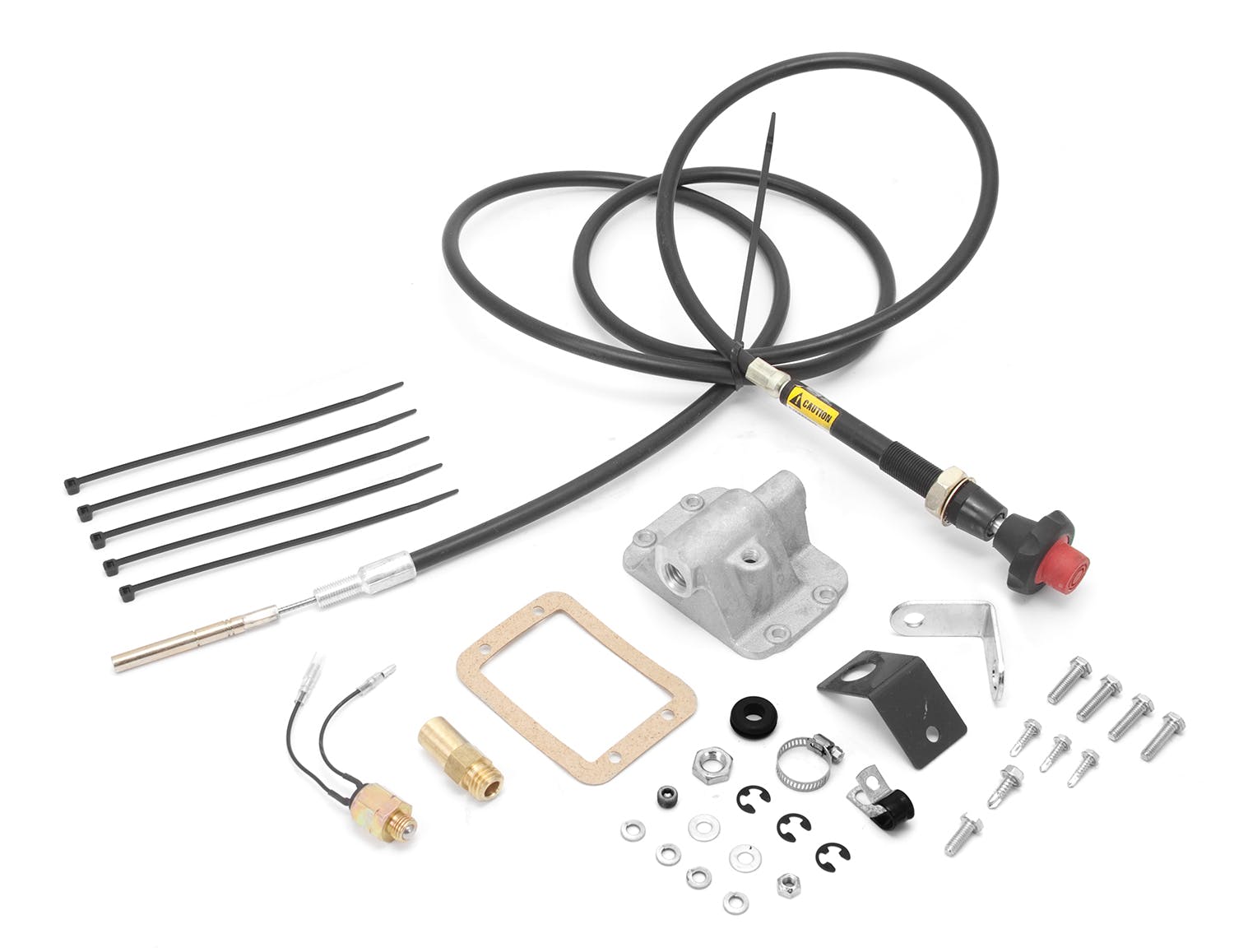 Alloy USA 450450 Differential Cable Lock Kit; 85-93 Dodge Ramcharger