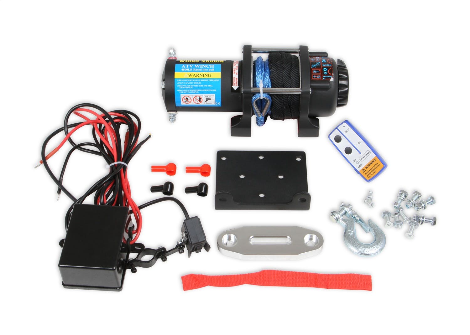Anvil Off-Road 4511AOR 12V WINCH 4500 LBS - ROPE