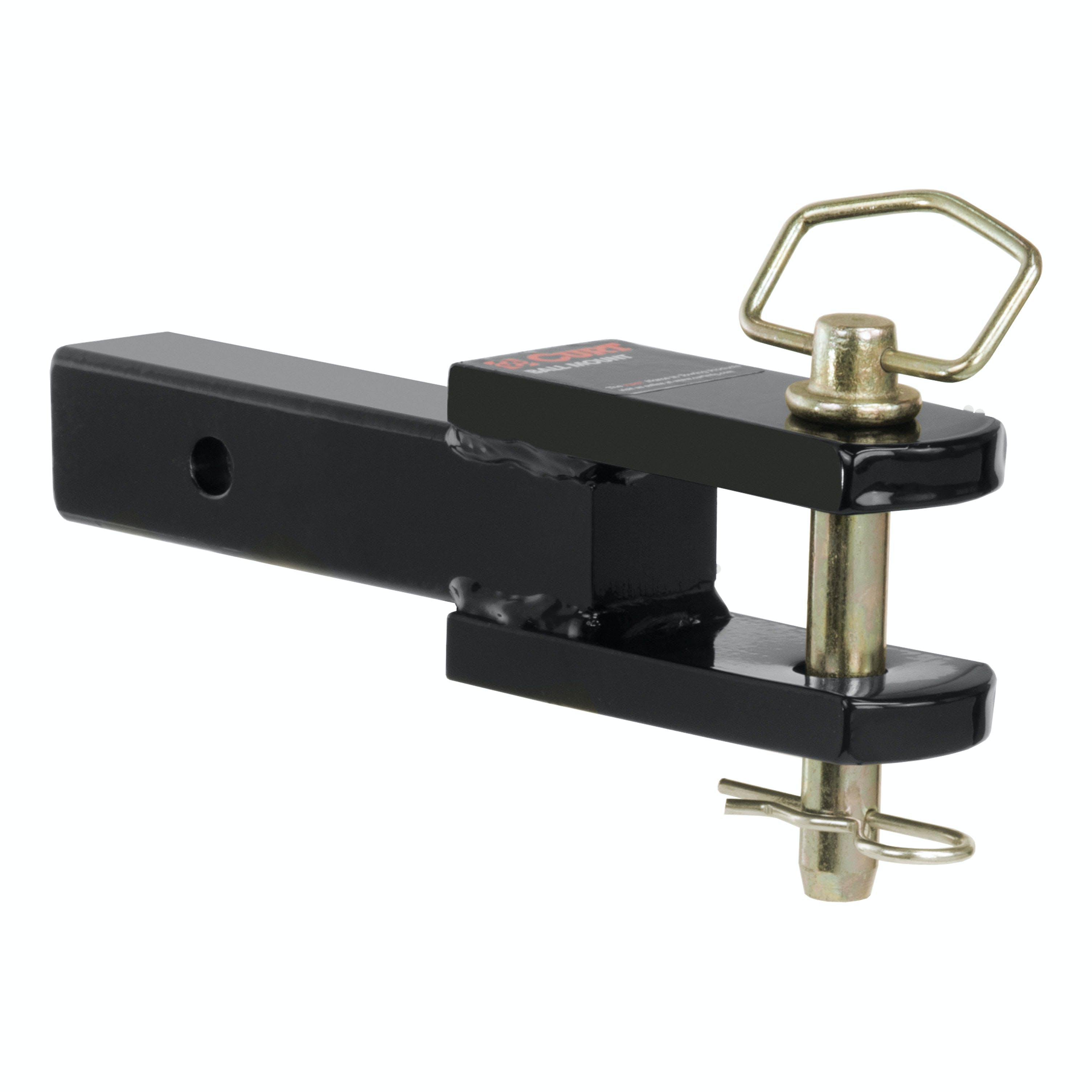 CURT 45821 Clevis Pin Ball Mount with 1 Diameter Pin (2 Shank, 6,000 lbs.)