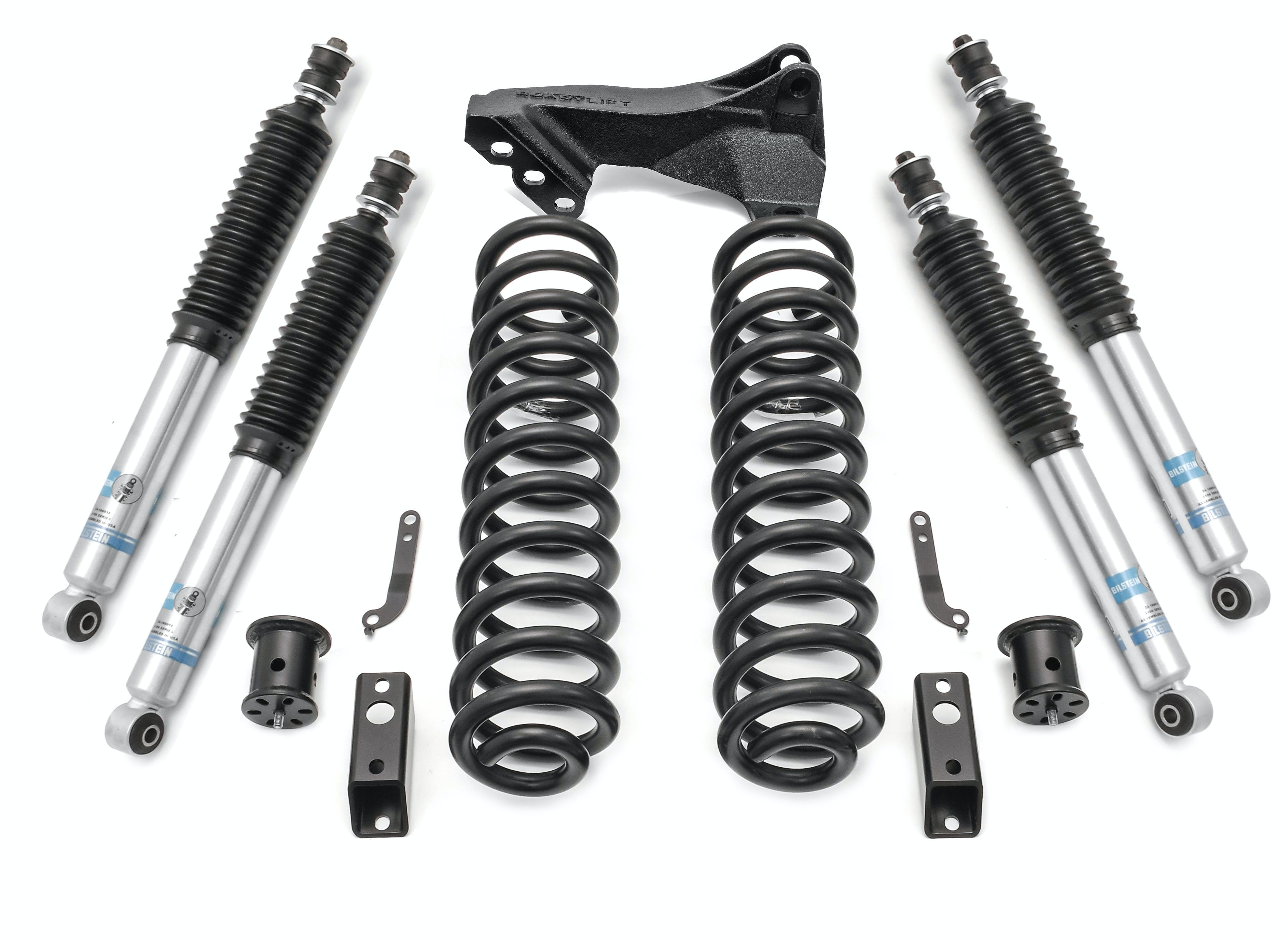 ReadyLIFT 69-6827 2.5" Coil Spring Lift Kit (black spring w/ shock extensions)