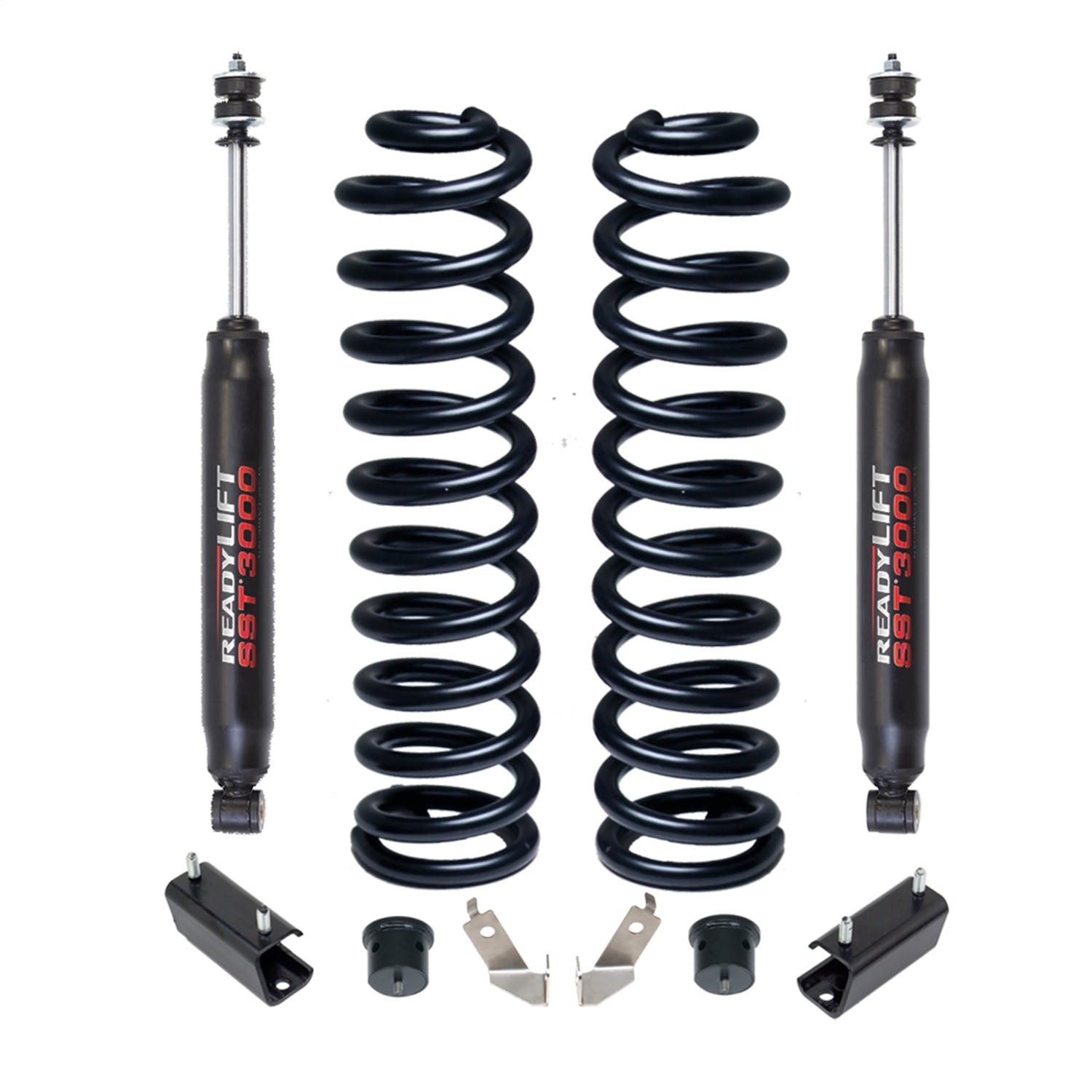 ReadyLIFT 46-2725 2.5" Coil Spring Front Lift Kit with SST3000 Front Shocks