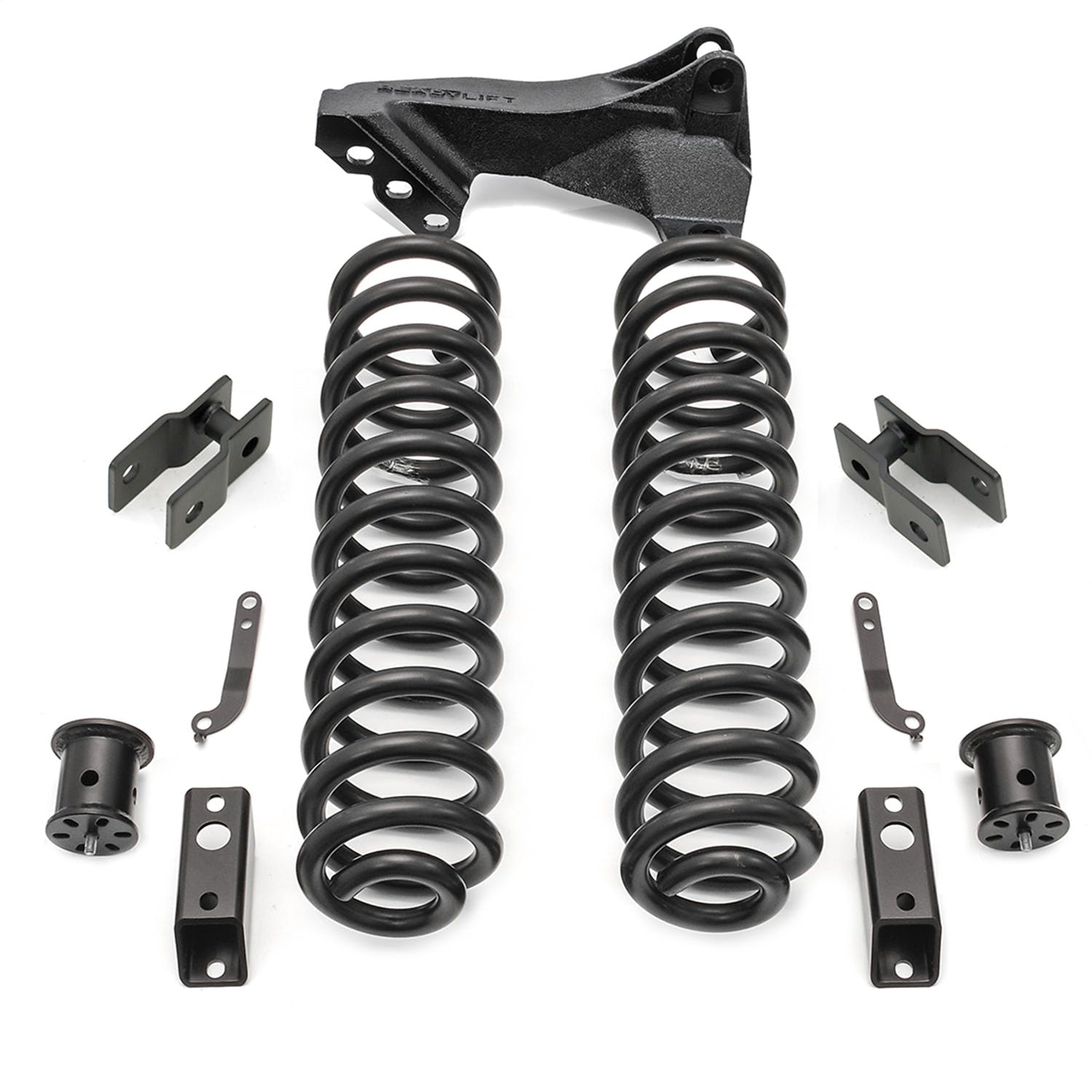 ReadyLIFT 46-2728 2.5" Coil Spring Front Lift Kit with Shock Extensions and Track Bar Bracket