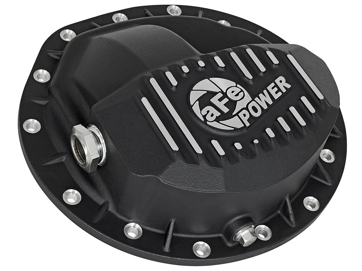 AFE 46-70362-WL Pro Series Rear Differential Cover Black w/Machined Fins; w/Gear Oil