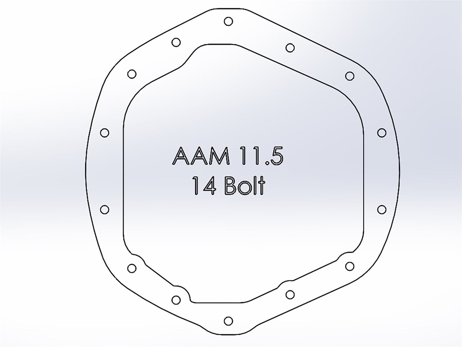 AFE 46-71060A Street Series Differential Cover