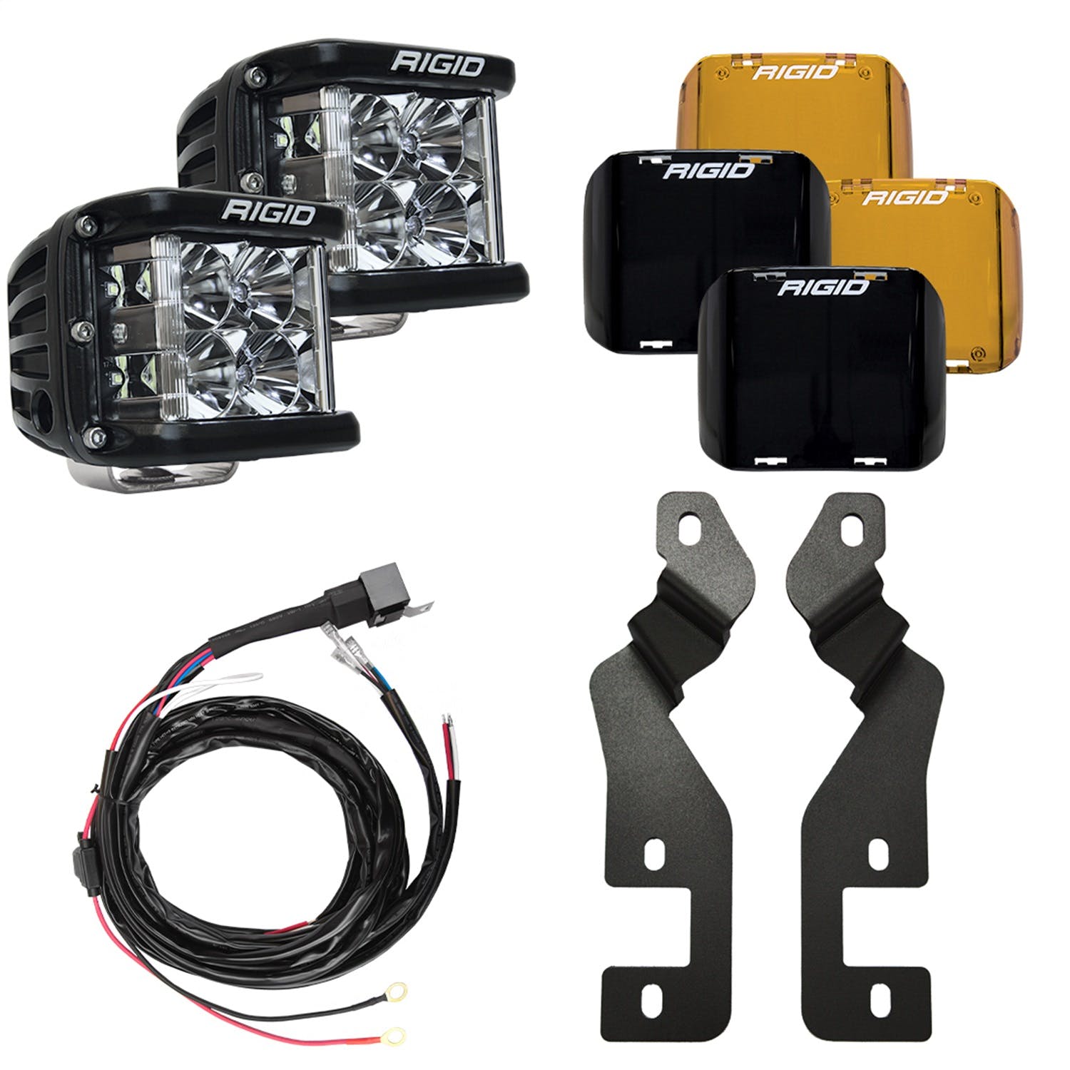 RIGID Industries 46710 A-Pillar D-SS Series Side Shooter Light Mount Kit