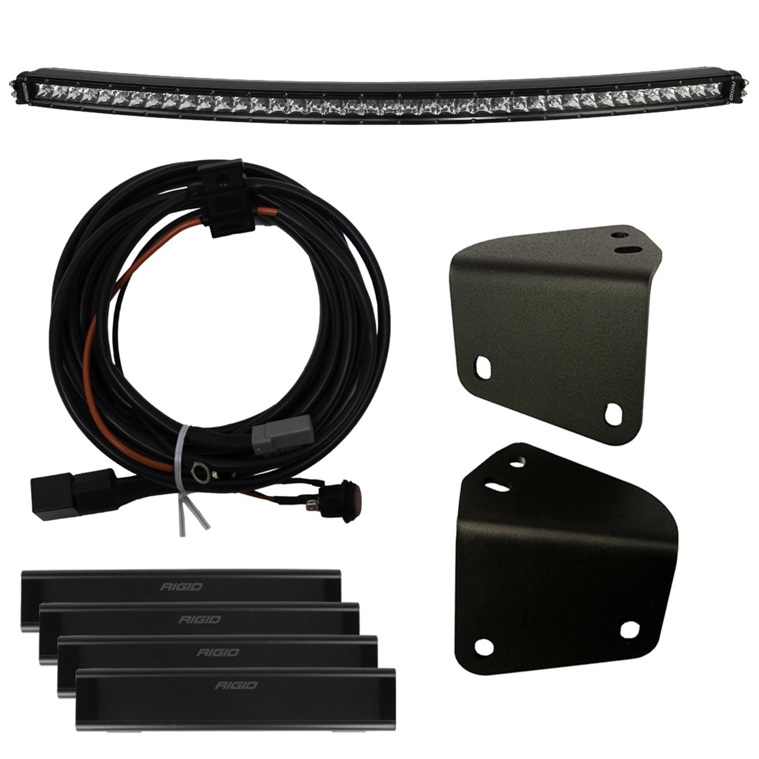 RIGID Industries 46714 40 Inch RDS SR-Series Curved Light Bar Roof Mount Kit