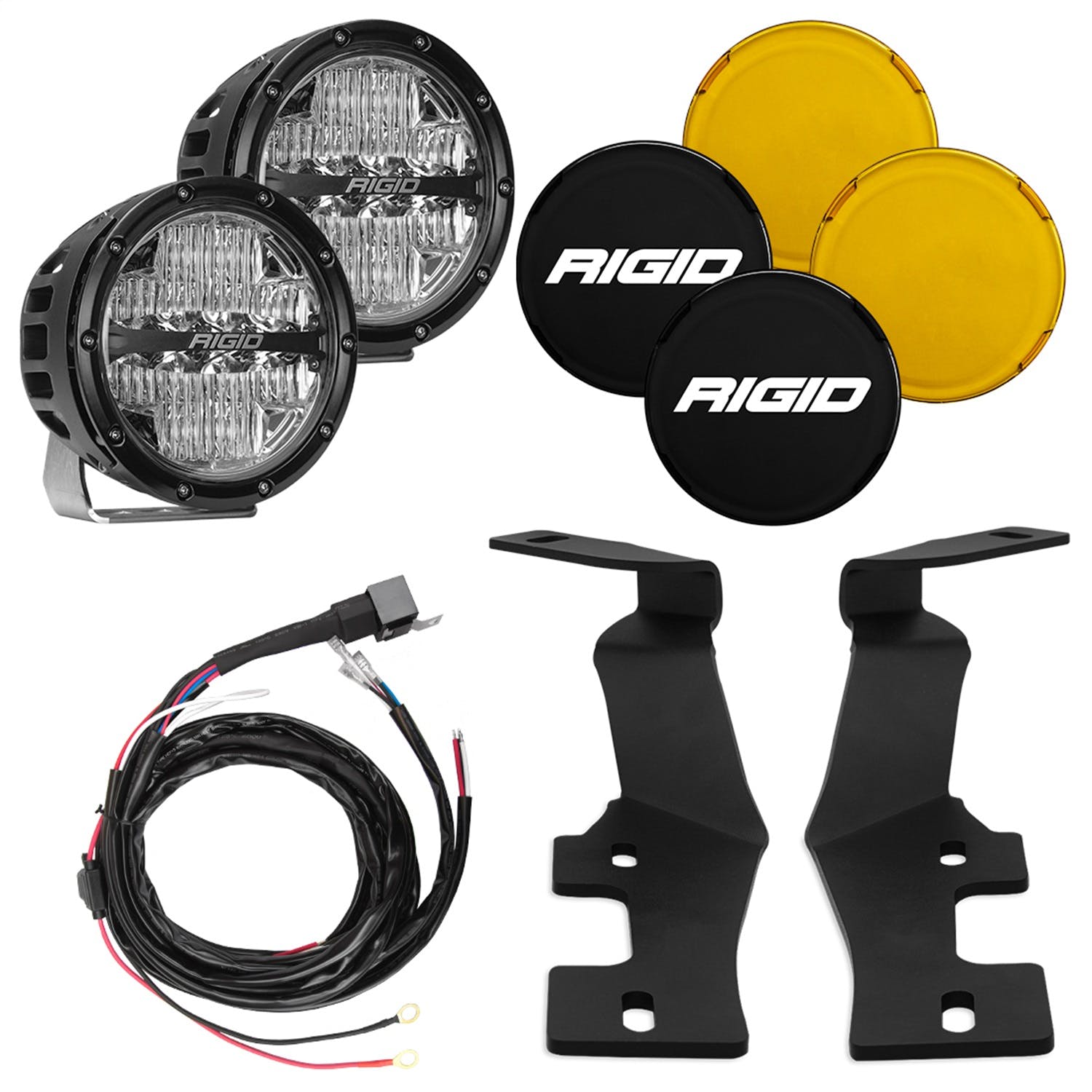 RIGID Industries 46720 A-Pillar 6 360-Series LED Light Kit