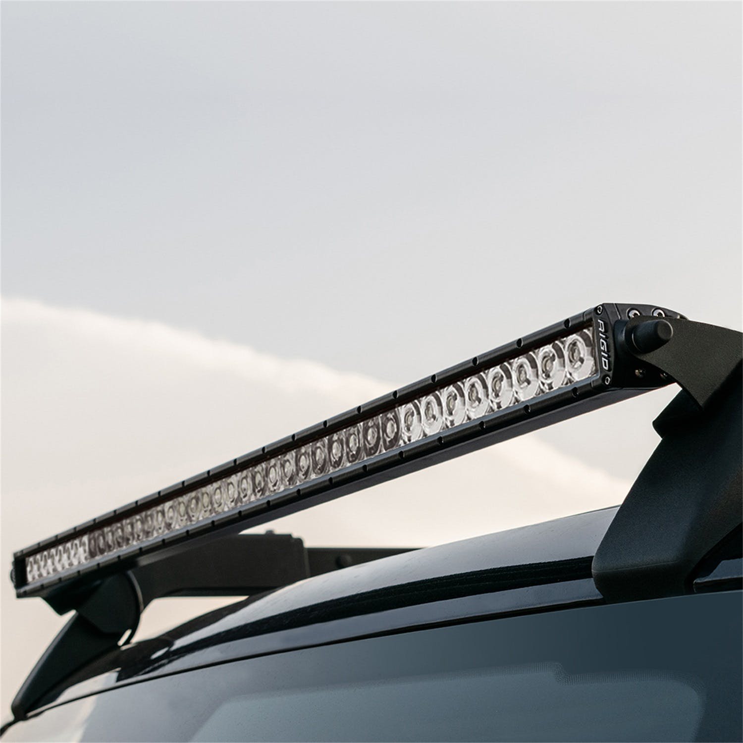 RIGID Industries 46726 Roof Rack Light Kit with a SR Spot/Flood Combo Bar Included