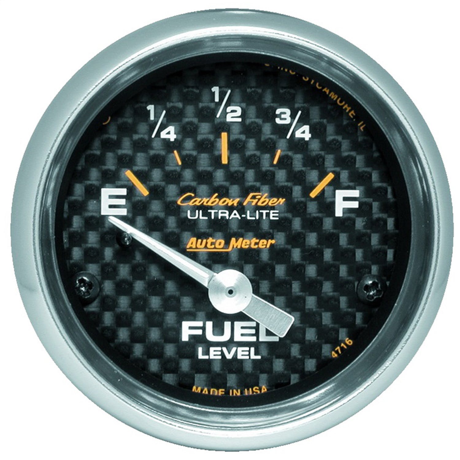 AutoMeter Products 4716 Fuel Level Gauge 240 ohm E/33 ohm F