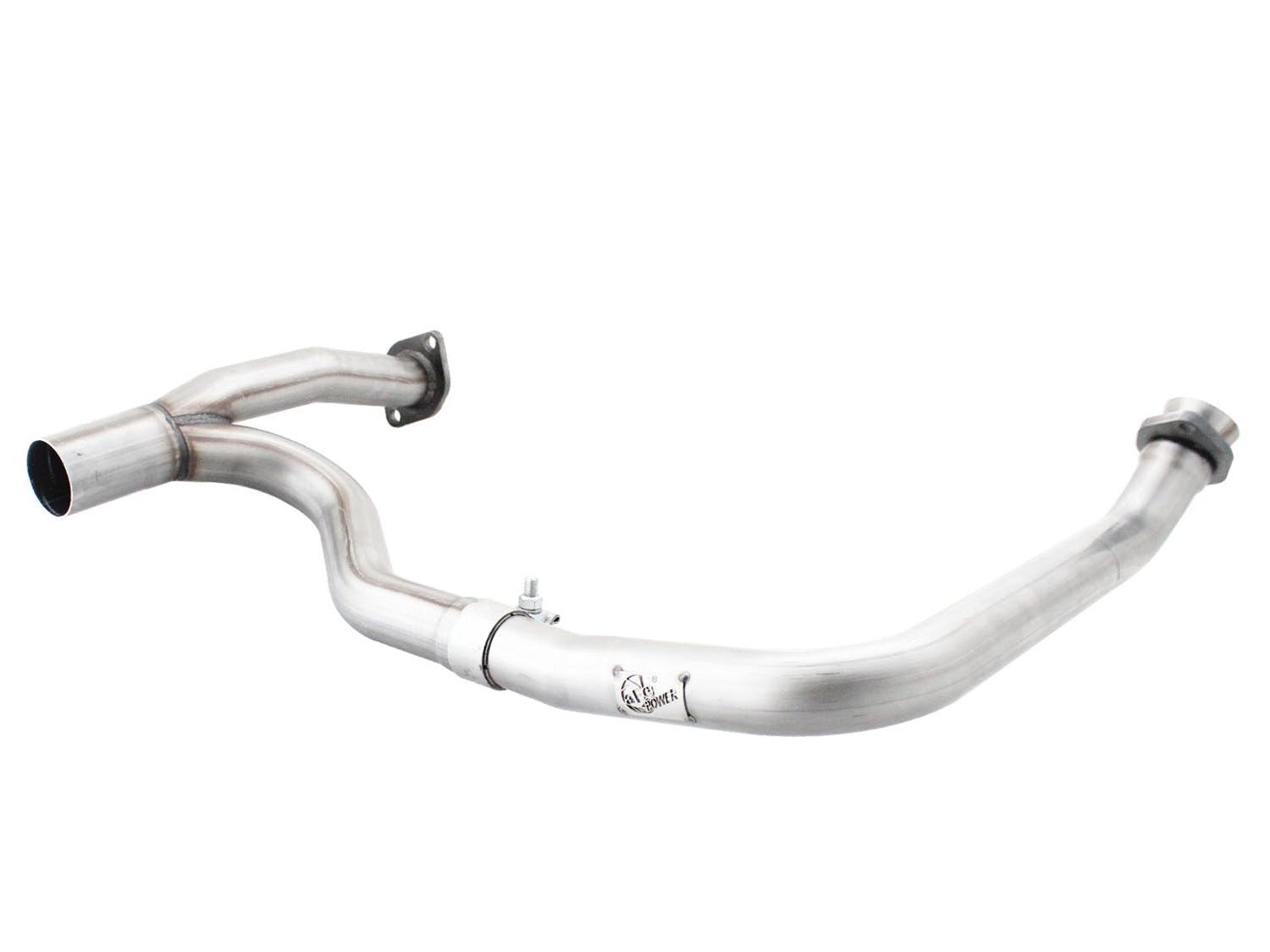 AFE 48-06207 Twisted Steel Y-Pipe Exhaust System