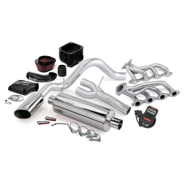 Banks Power 48081 PowerPack System; Sngl Exh; Side Exit; S/S Chrome Tip-2010 Chevy 5.3L; ECSB; FFV