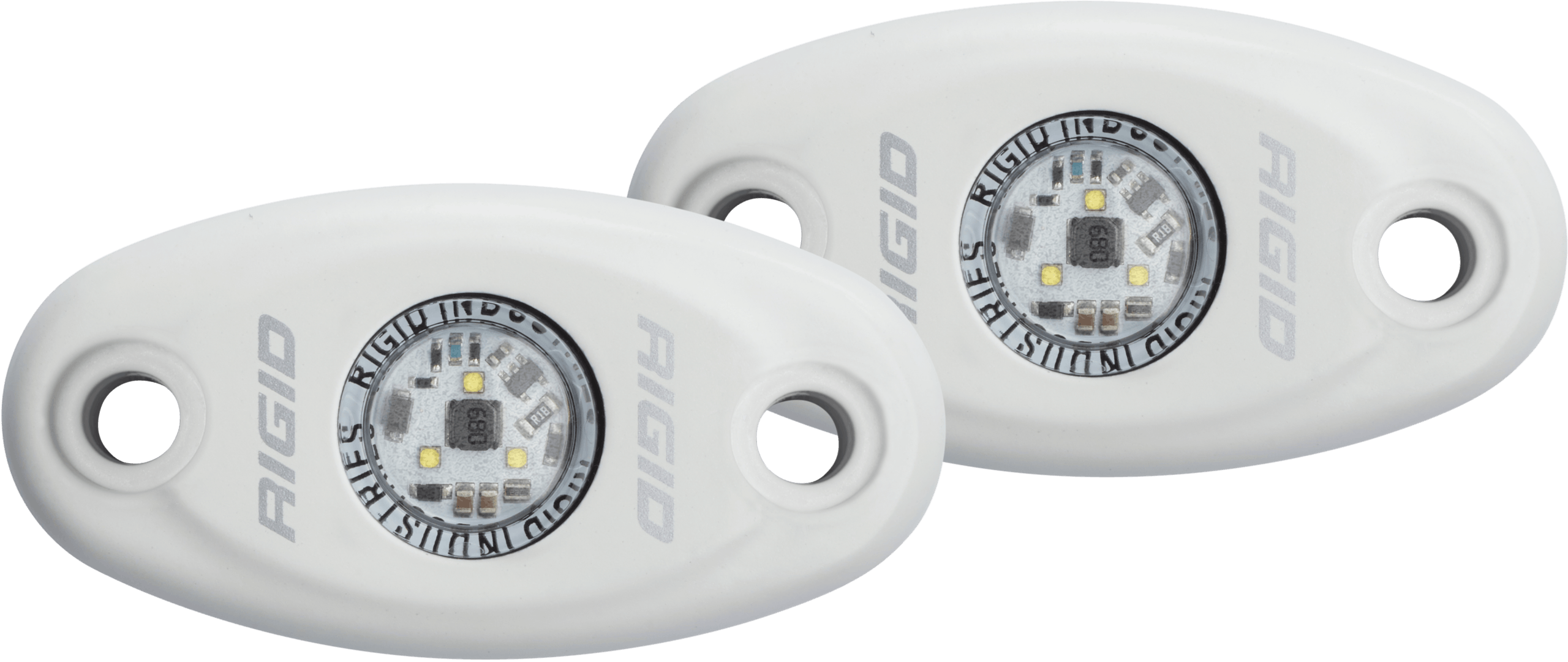 RIGID Industries 482153 A-Series LED Light, White-Low Strength Cool White, Set 2