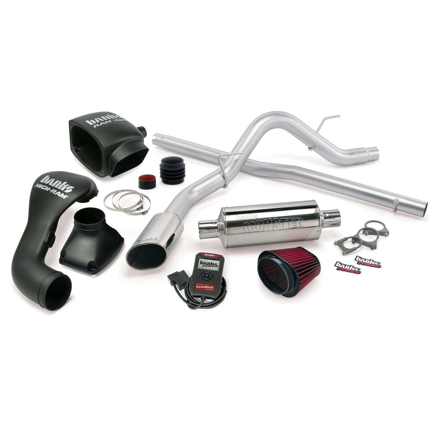 Banks Power 48485 Stinger System; Single Exh; S/S-Chrome Tip-2004-08 Ford 5.4L; F-150; CCSB